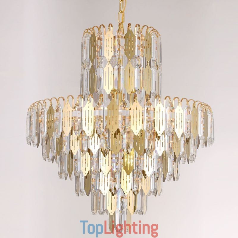 Modern Crystal Pendant Light Contemporary Ceiling Lamp