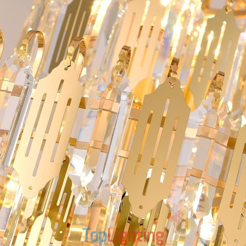 Modern Crystal Pendant Light Contemporary Ceiling Lamp