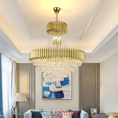 Modern Crystal Pendant Lighting Round Ceiling Lamp Hanging Lights Modern Crystal Pendant Lighting Round Ceiling Lamp Hanging Lights