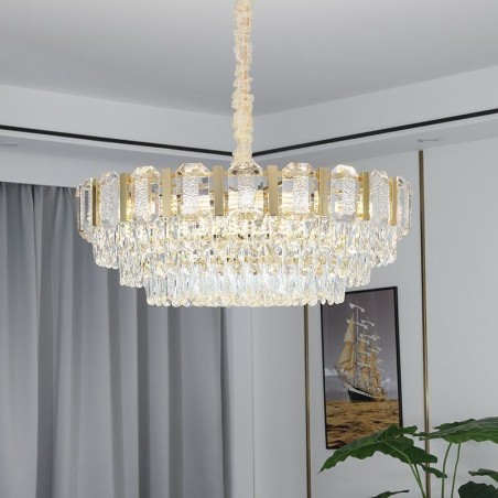 Crystal Pendant Light Round Ceiling Light Fixture Crystal Pendant Light Round Ceiling Light Fixture