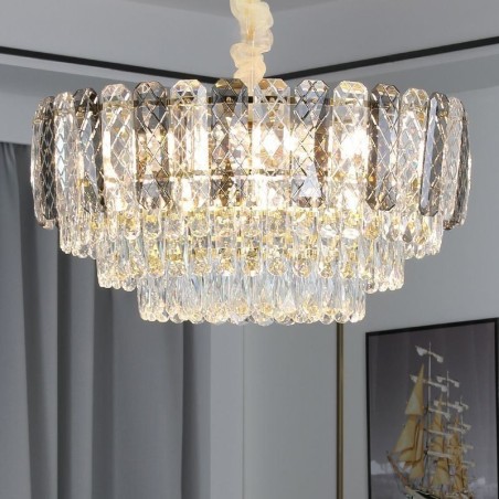 European Pendant Light Crystal Round Ceiling Light European Pendant Light Crystal Round Ceiling Light