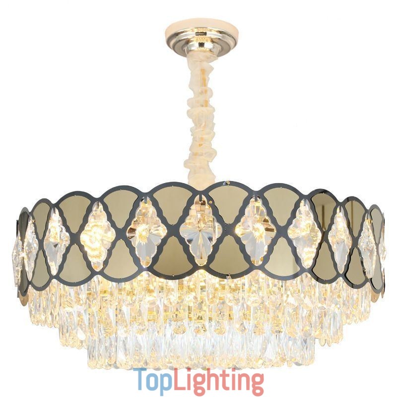 Crystal Pendant Light Modern Lacy Ceiling Light Fixtures