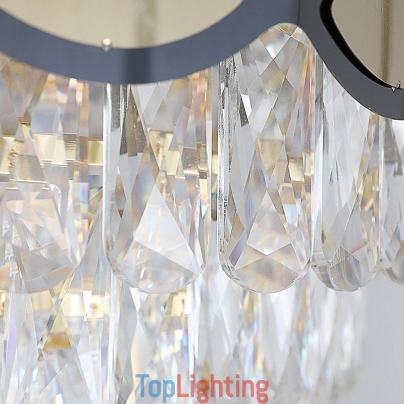 Crystal Pendant Light Modern Lacy Ceiling Light Fixtures