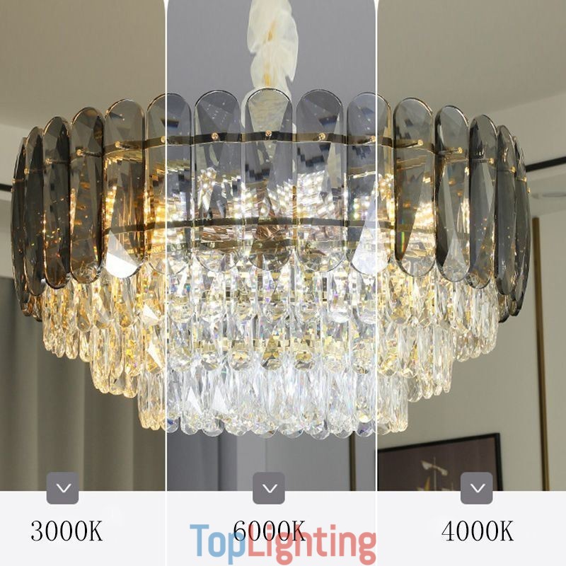 Crystal Pendant Ceiling Light Fixture