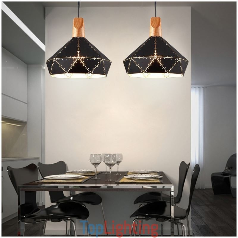 Industrial Retro Vintage Hanging Light Hollow Lampshade