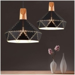Industrial Retro Vintage Hanging Light Hollow Lampshade