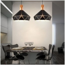 Industrial Retro Vintage Hanging Light Hollow Lampshade