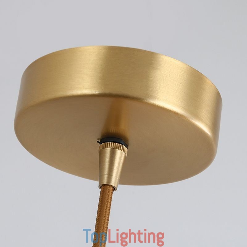 Modern Simple Pendant Light Brass Ceiling Light