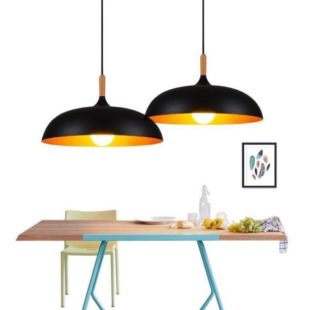 Modern Pendant Light Minimalist Decorative Light Fixture Black White Modern Pendant Light Minimalist Decorative Light Fixture Black White
