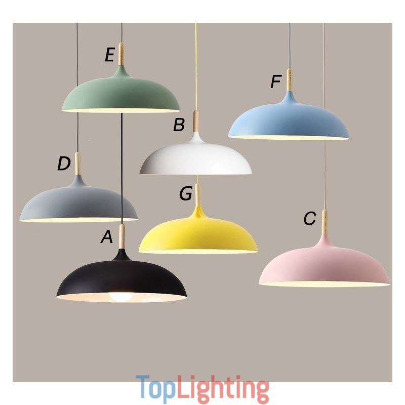 Modern Pendant Light Colorful Macaron Pendant Lamp