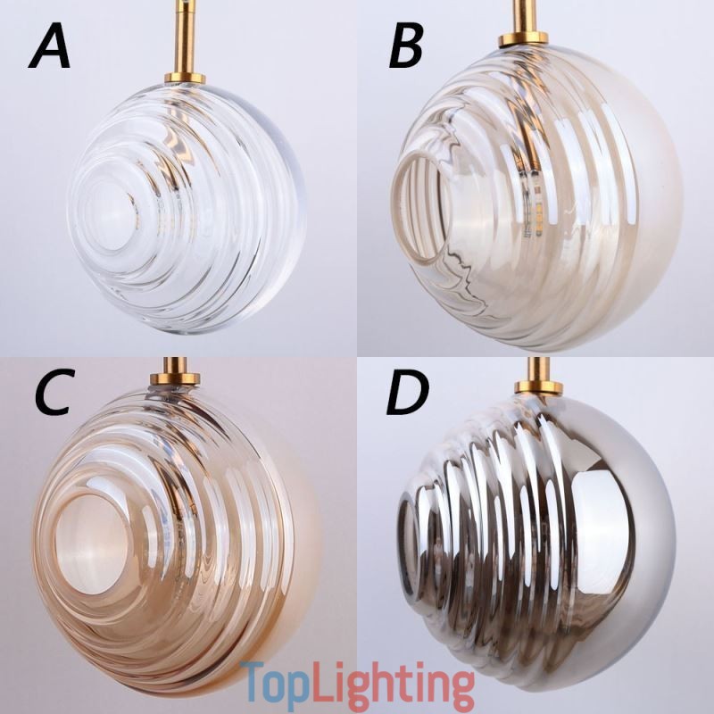 Glass Pendant Light Creative Decorative Glass Globe Loft