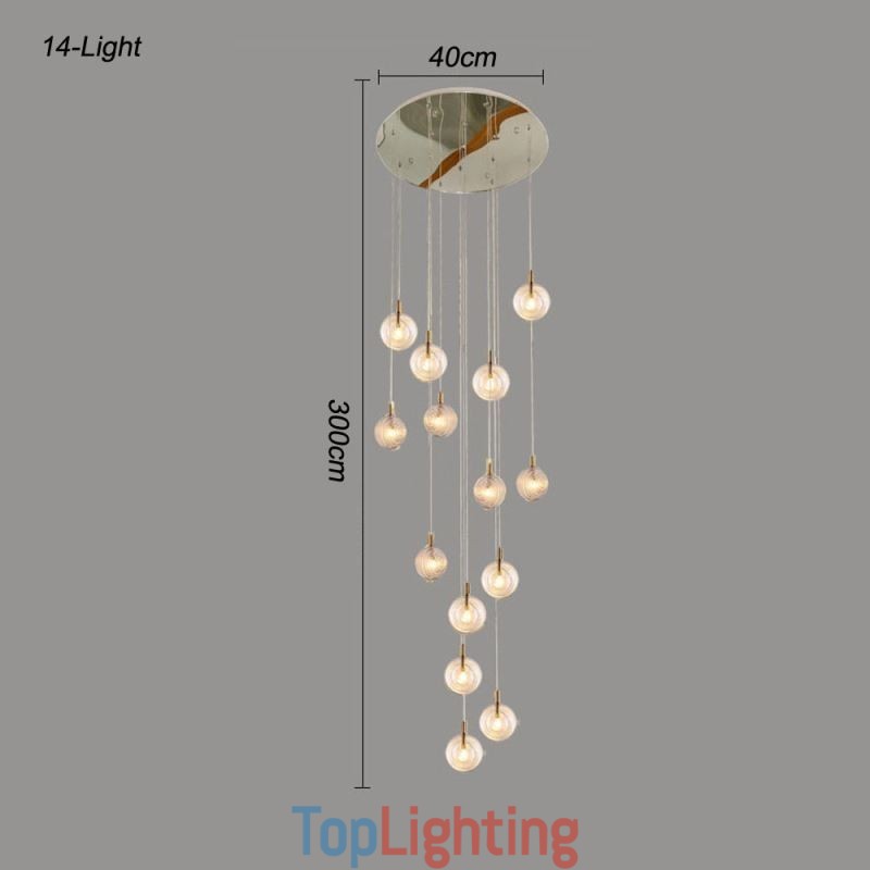 Glass Pendant Light Creative Decorative Glass Globe Loft