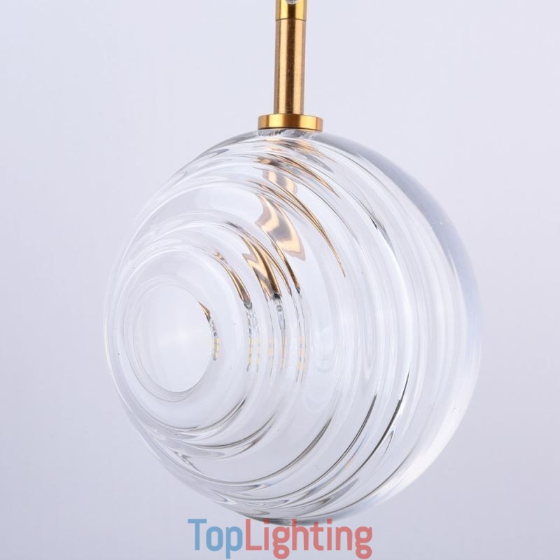 Glass Pendant Light Creative Decorative Glass Globe Loft
