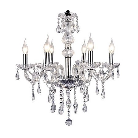 Modern Contemporary Electroplated Metal Chandelier Modern Contemporary Electroplated Metal Chandelier