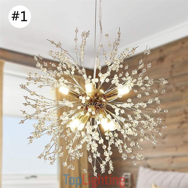 Firework Chandelier 8 Lights Dandelion Pendant Light