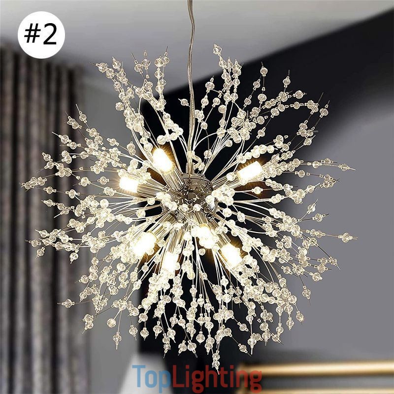 Firework Chandelier 8 Lights Dandelion Pendant Light