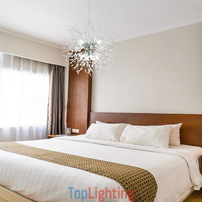Firework Chandelier 8 Lights Dandelion Pendant Light