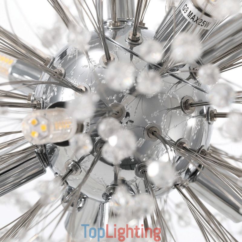Firework Chandelier 8 Lights Dandelion Pendant Light