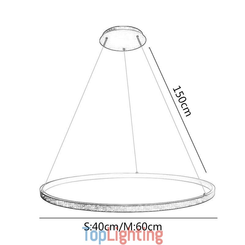 Pendant Light Acrylic Circle Hanging Light
