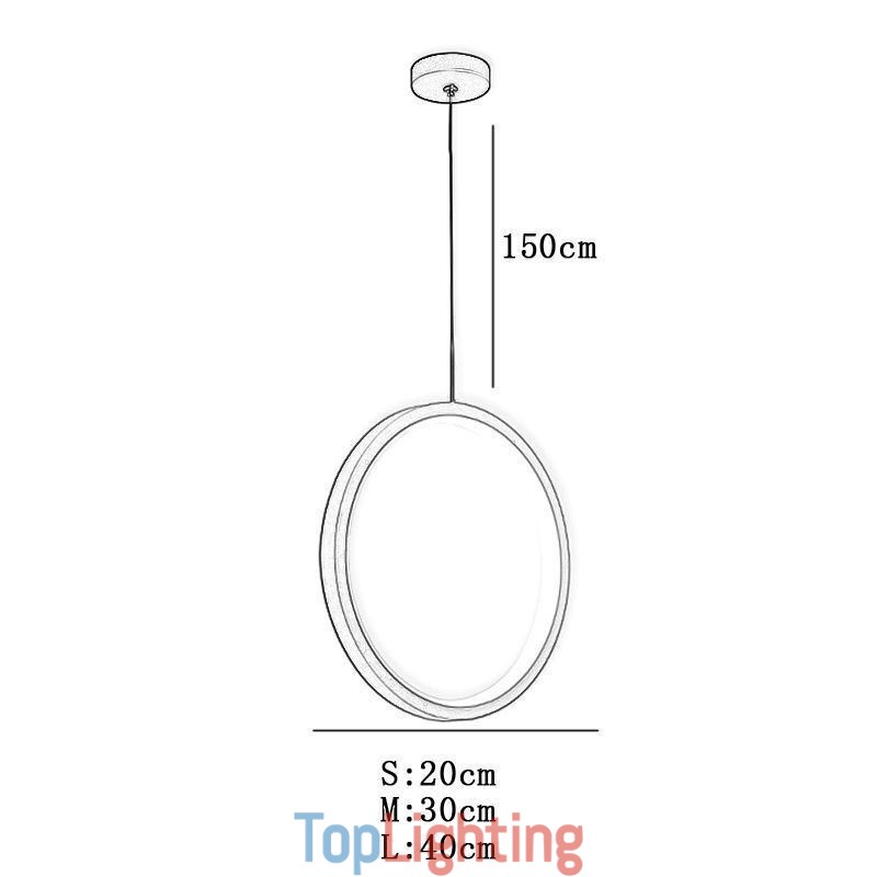 Minimalist Ring Pendant Light Decorative Ceiling Light
