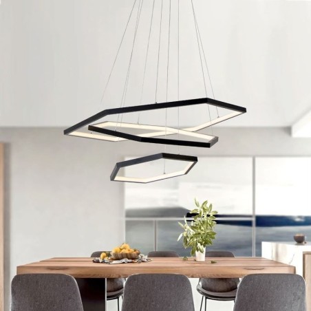 Modern Hexagonal Hanging Light Pendant Light Modern Hexagonal Hanging Light Pendant Light