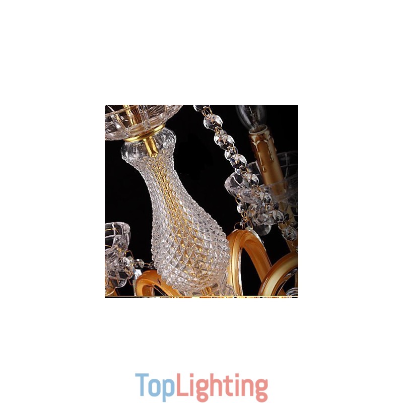 Modern Contemporary Traditional Classic Vintage Crystal Painting Glass Chandelier