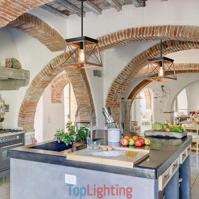 Vintage Style Single Light Pendant Light