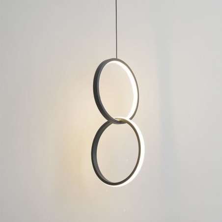 Mimimalist Double Ring Pendant Light Mimimalist Double Ring Pendant Light