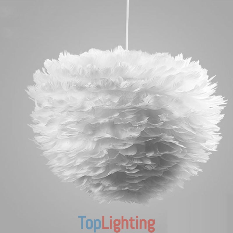 Pretty Feather Decorative Pendant Light Fixture