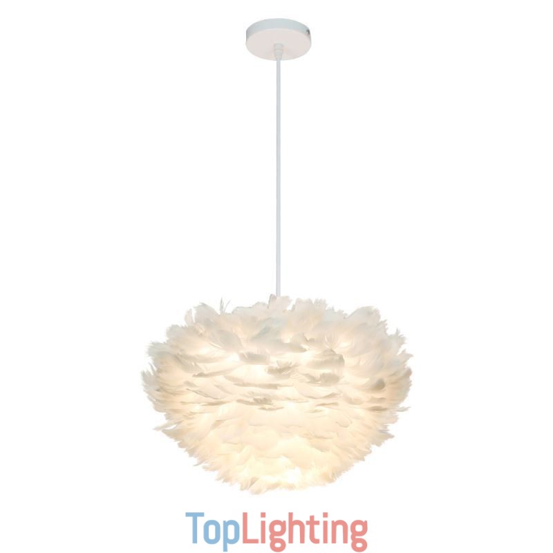 Pretty Feather Decorative Pendant Light Fixture