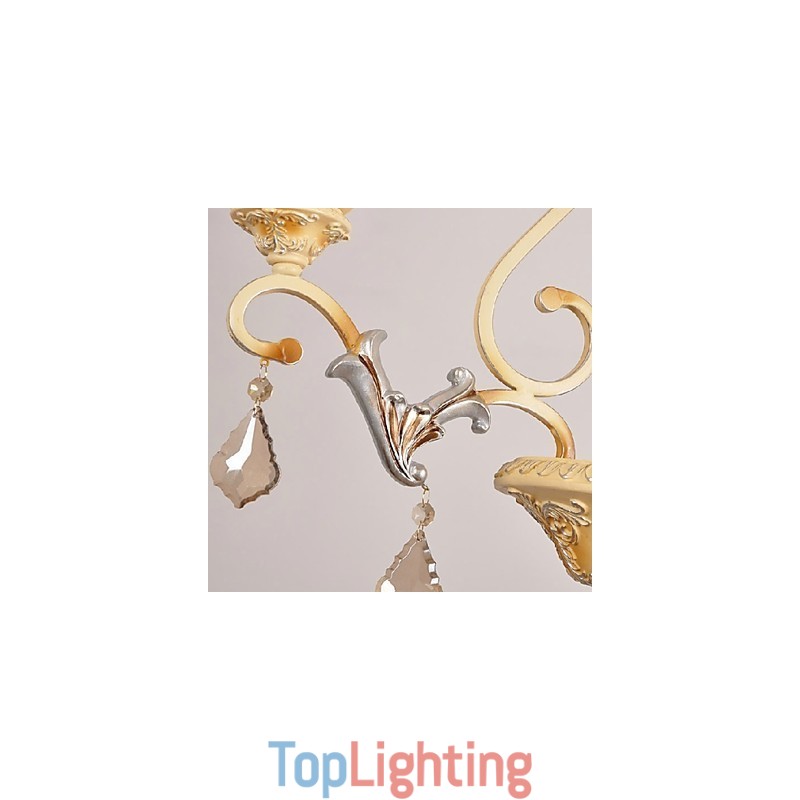 Traditional Classic Crystal Painting Chandelier