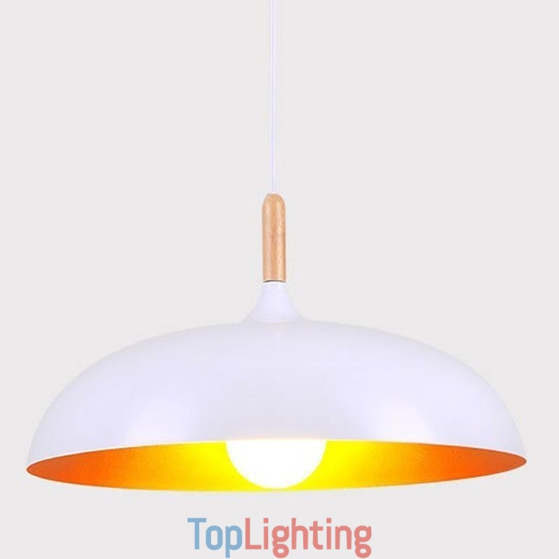 Modern Pendant Light Minimalist Decorative Light Fixture Black White