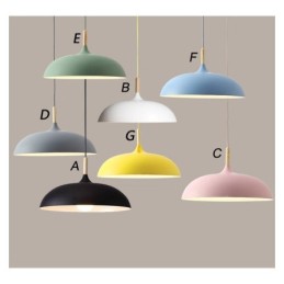 Modern Pendant Light Colorful Macaron Pendant Lamp