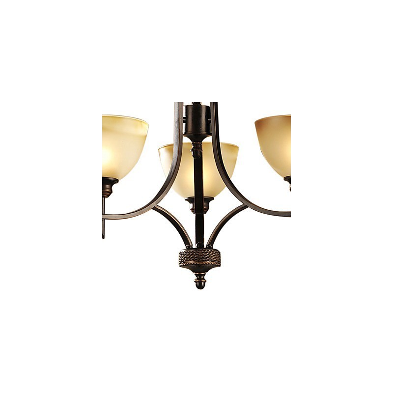 Elegant Chandelier with 3 Lights in Warm Light