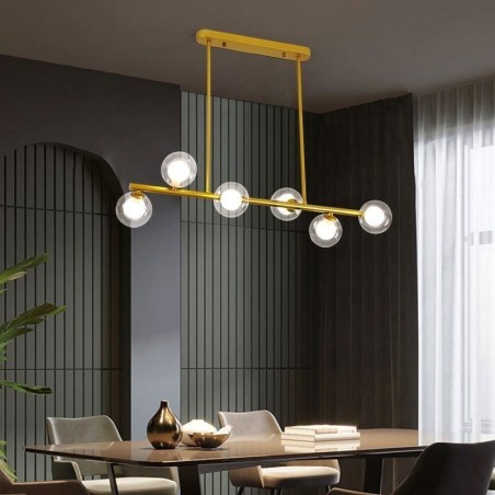 Chandelier Glass Globe Horizontal Type Pendant Light Chandelier Glass Globe Horizontal Type Pendant Light