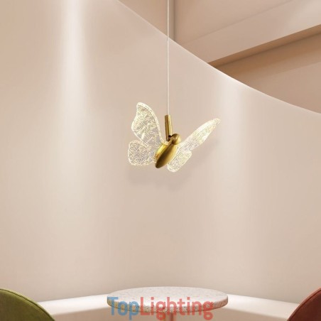 Pendant Light Acrylic Butterfly Ceiling Light Fixture Pendant Light Acrylic Butterfly Ceiling Light Fixture