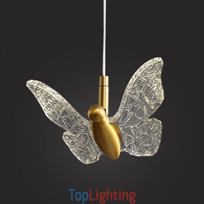 Pendant Light Acrylic Butterfly Ceiling Light Fixture