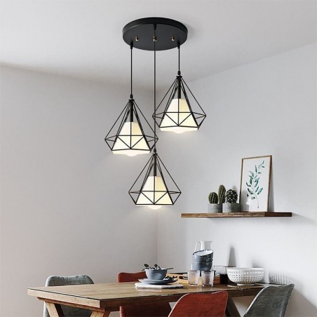 Diamond Shaped Pendant Light Modern Minimalist Decorative Light Fixture Diamond Shaped Pendant Light Modern Minimalist Decorative Light Fixture