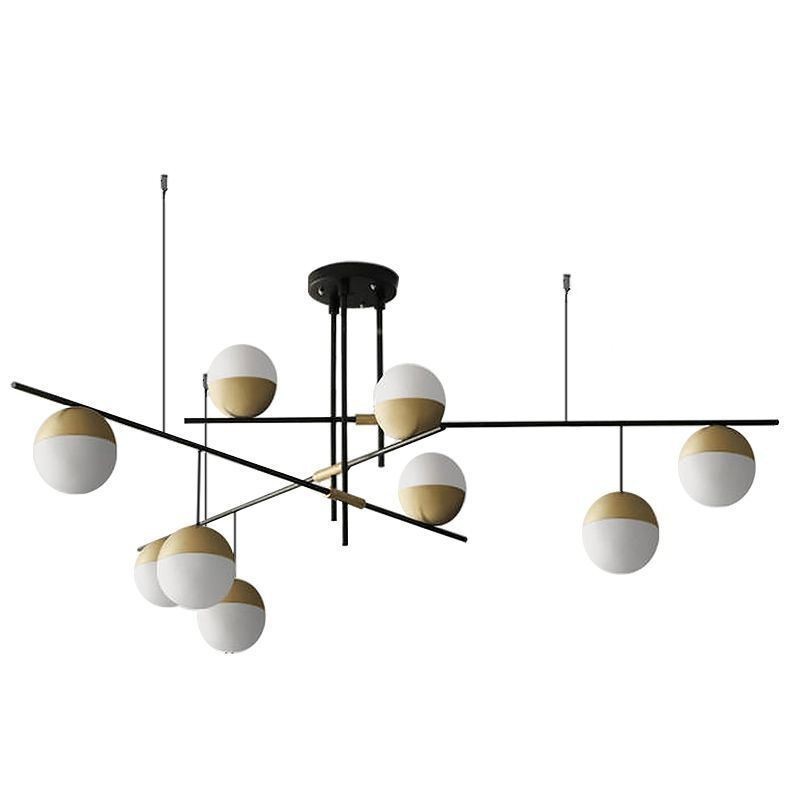 Glass Ball Chandelier Ceiling Light