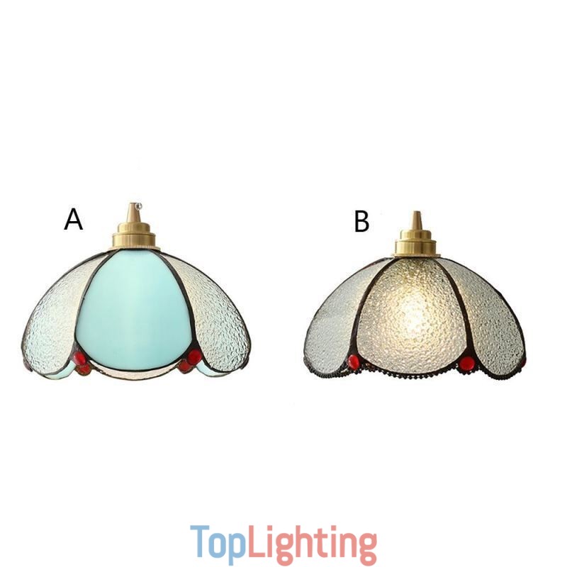 Minimalist Petal Glass Pendant Light Single Head Glass Pendant Lamp