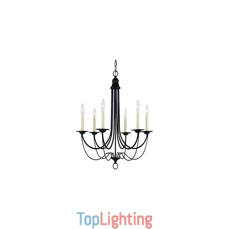 Electroplated Metal Chandelier
