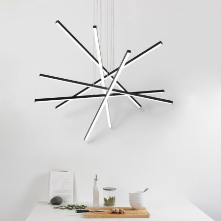 Linear Suspension Pendant Light Decorative Light Fixture Linear Suspension Pendant Light Decorative Light Fixture