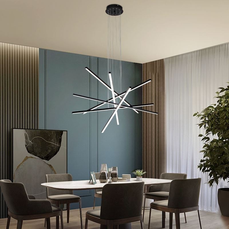 Linear Suspension Pendant Light Decorative Light Fixture