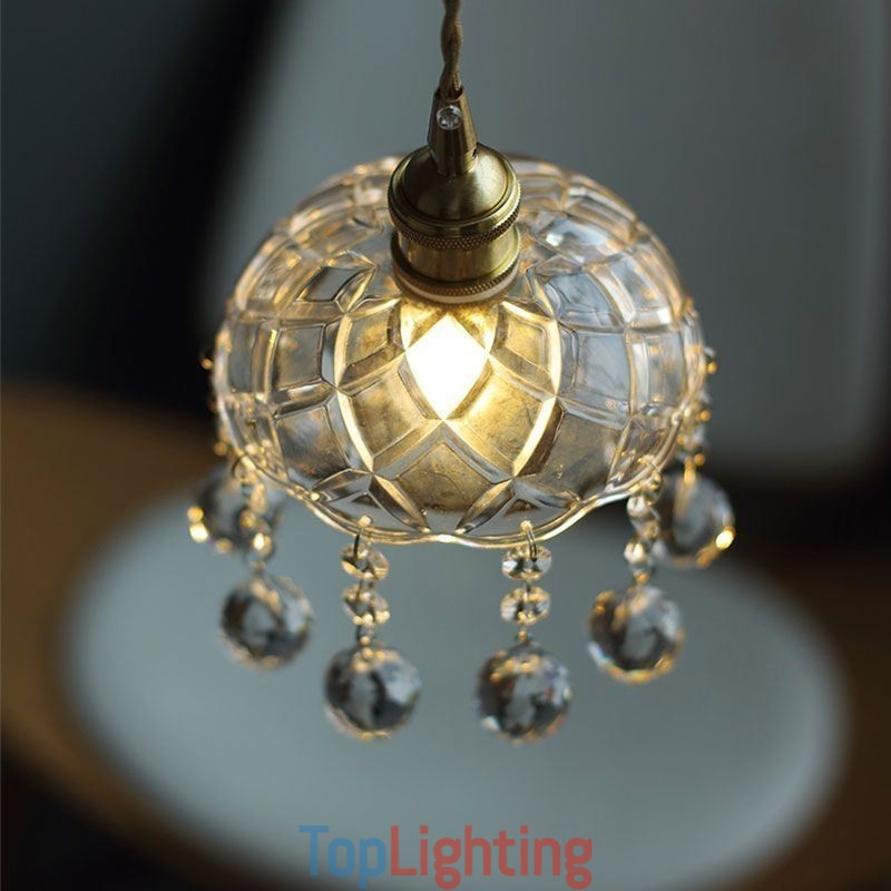 Modern Mini Glass Pendant Light 1 Light Decoration Light Fixture