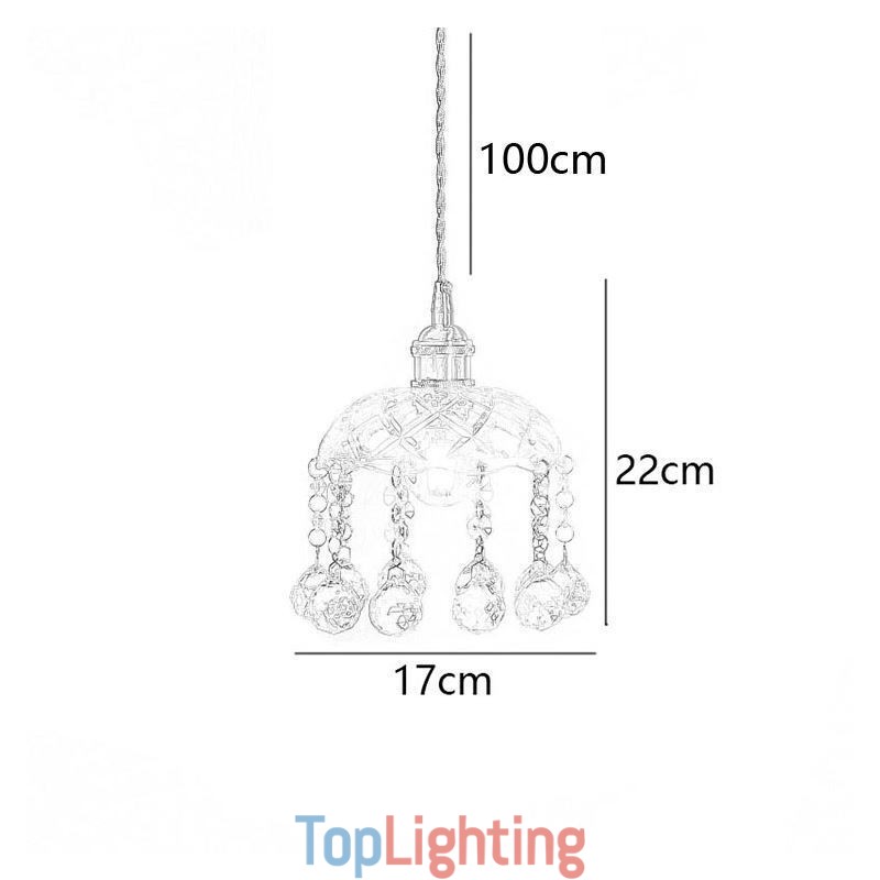 Modern Mini Glass Pendant Light 1 Light Decoration Light Fixture