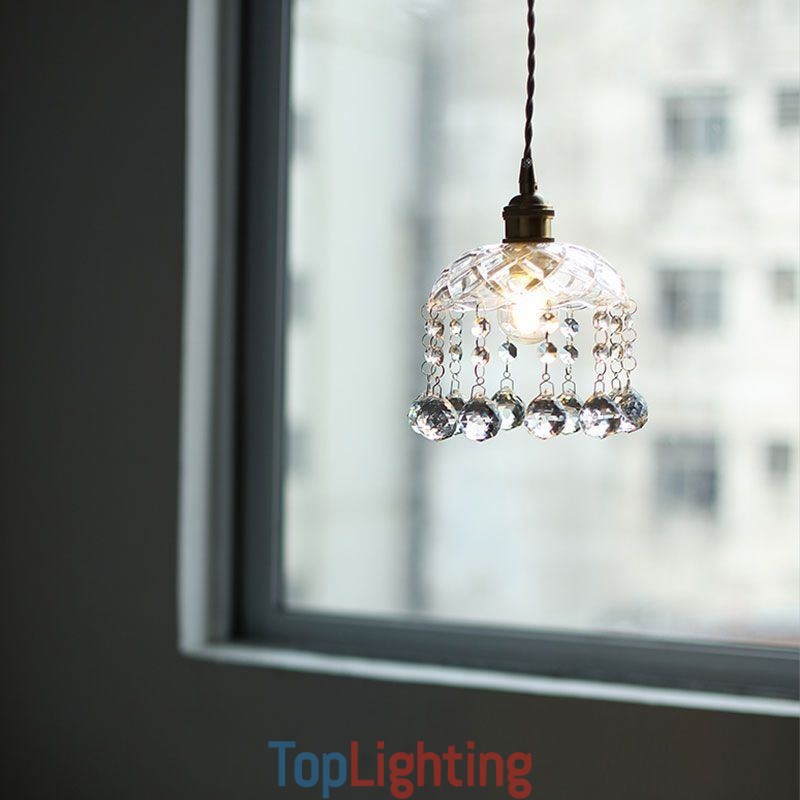 Modern Mini Glass Pendant Light 1 Light Decoration Light Fixture