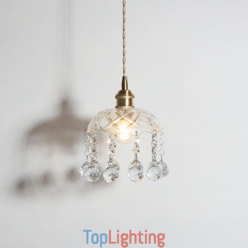 Modern Mini Glass Pendant Light 1 Light Decoration Light Fixture