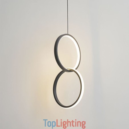 Mimimalist Double Ring Pendant Light Mimimalist Double Ring Pendant Light