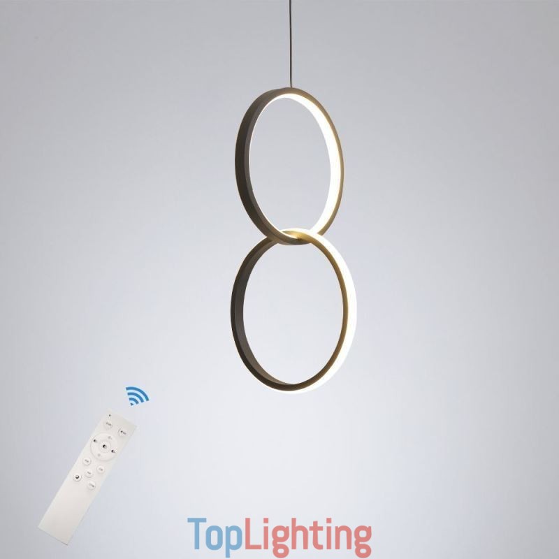 Mimimalist Double Ring Pendant Light