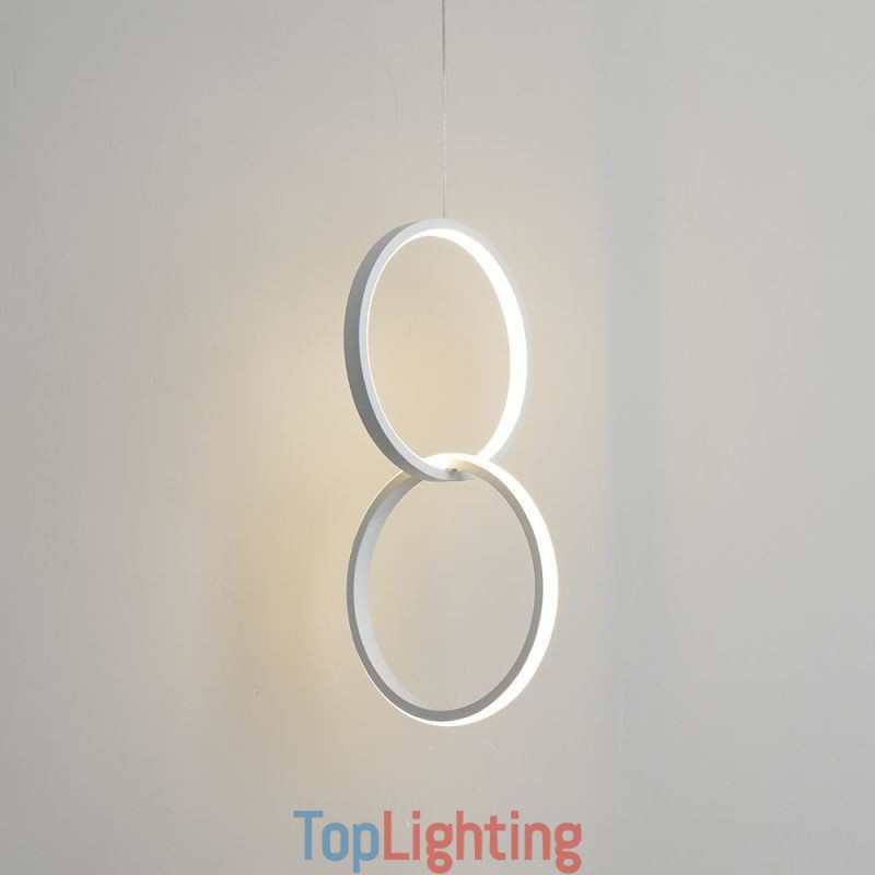 Mimimalist Double Ring Pendant Light